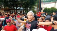 Ganjar Lari Pagi di Alun-alun Kota Serang